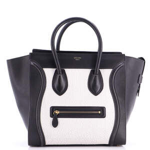 Celine Bicolor Luggage Bag Leather Mini #243167C11B